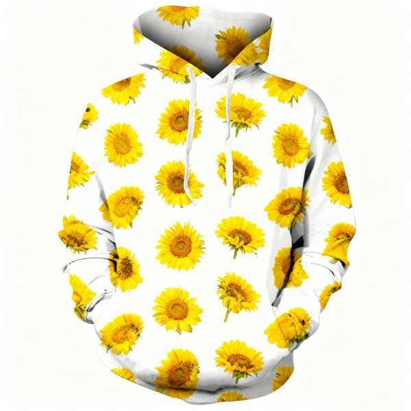 Women's Sunflower All-Over Print Hoodie